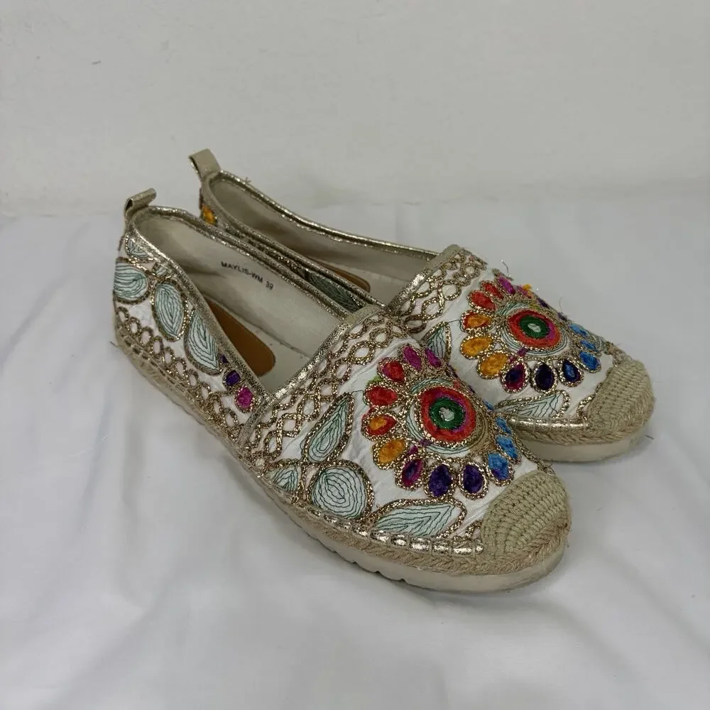 Patrizia By Spring Step Espadrille Shoes Size 39/8.5 Maylis-WM, summer, boho